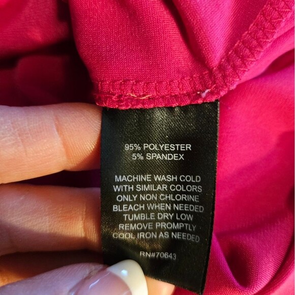 Jessica Howard Pink Ruched V‑Neck Sheath Dress Y2K Style Women’s S - Picture 5 of 6